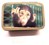 ASTUCCIO 3 ZIP PIENO ANIMAL SCIMPANZE'