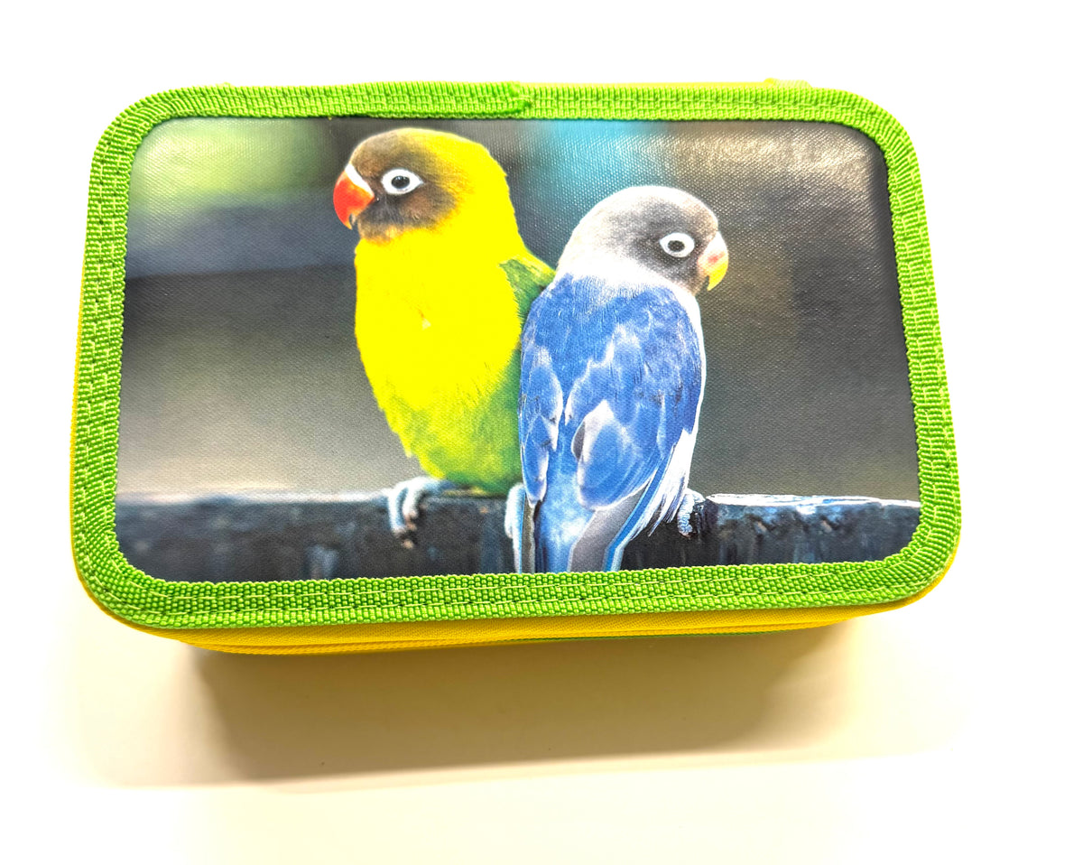 ASTUCCIO 3 ZIP PIENO ANIMAL PAPPAGALLI Immagine principale del prodotto