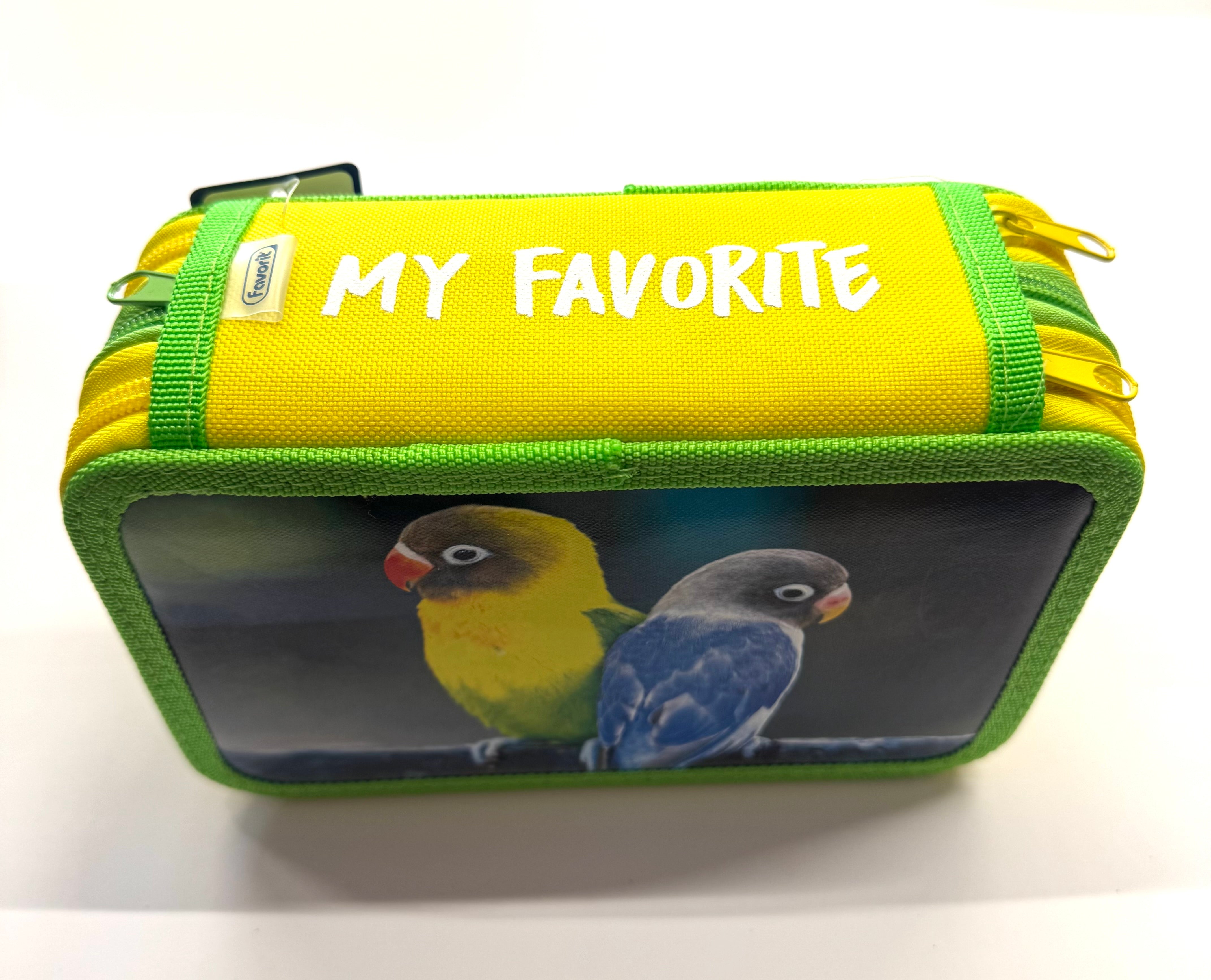 ASTUCCIO 3 ZIP PIENO ANIMAL PAPPAGALLI Immagine secondaria del prodotto
