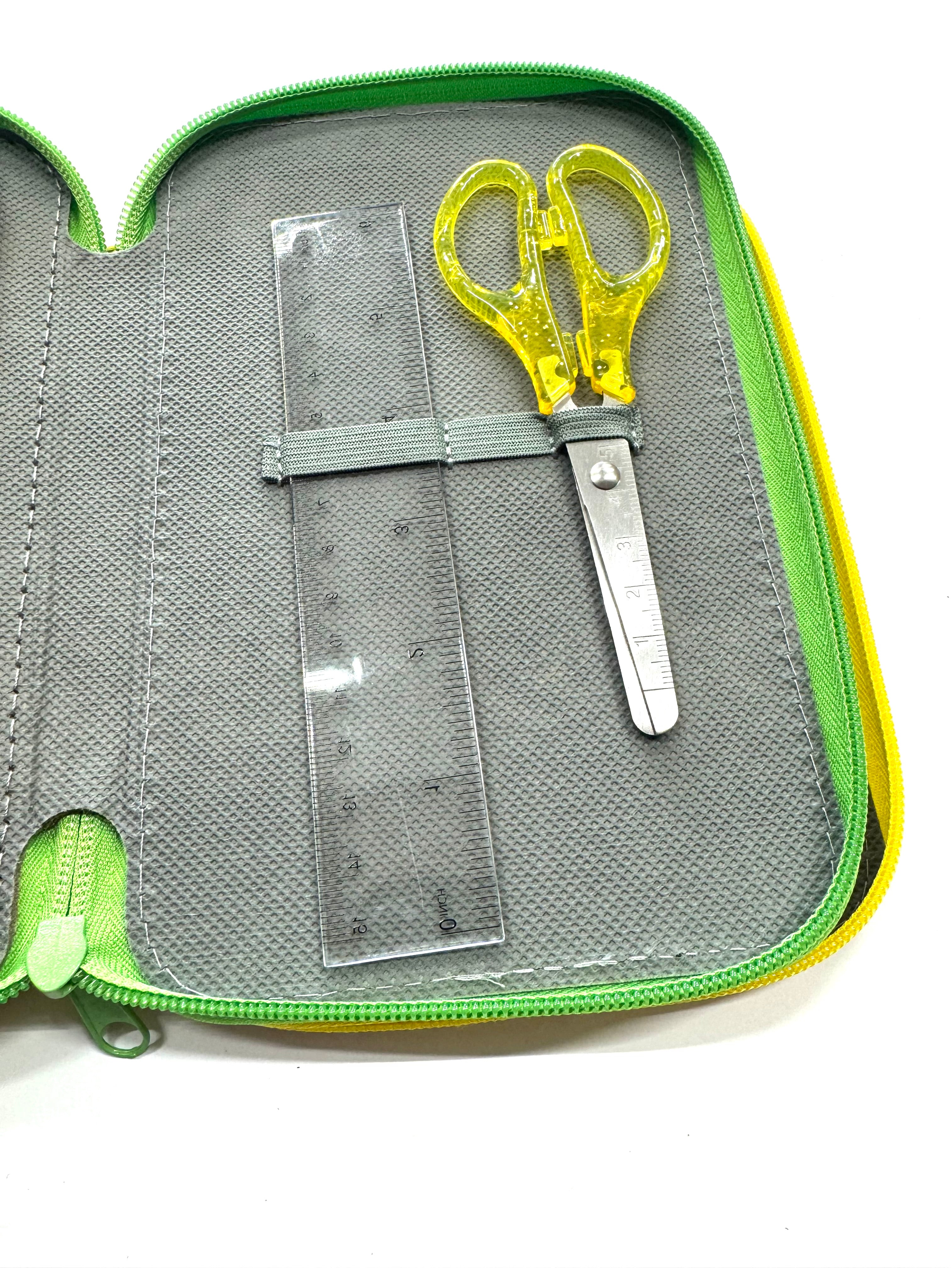 ASTUCCIO 3 ZIP PIENO ANIMAL PAPPAGALLI
