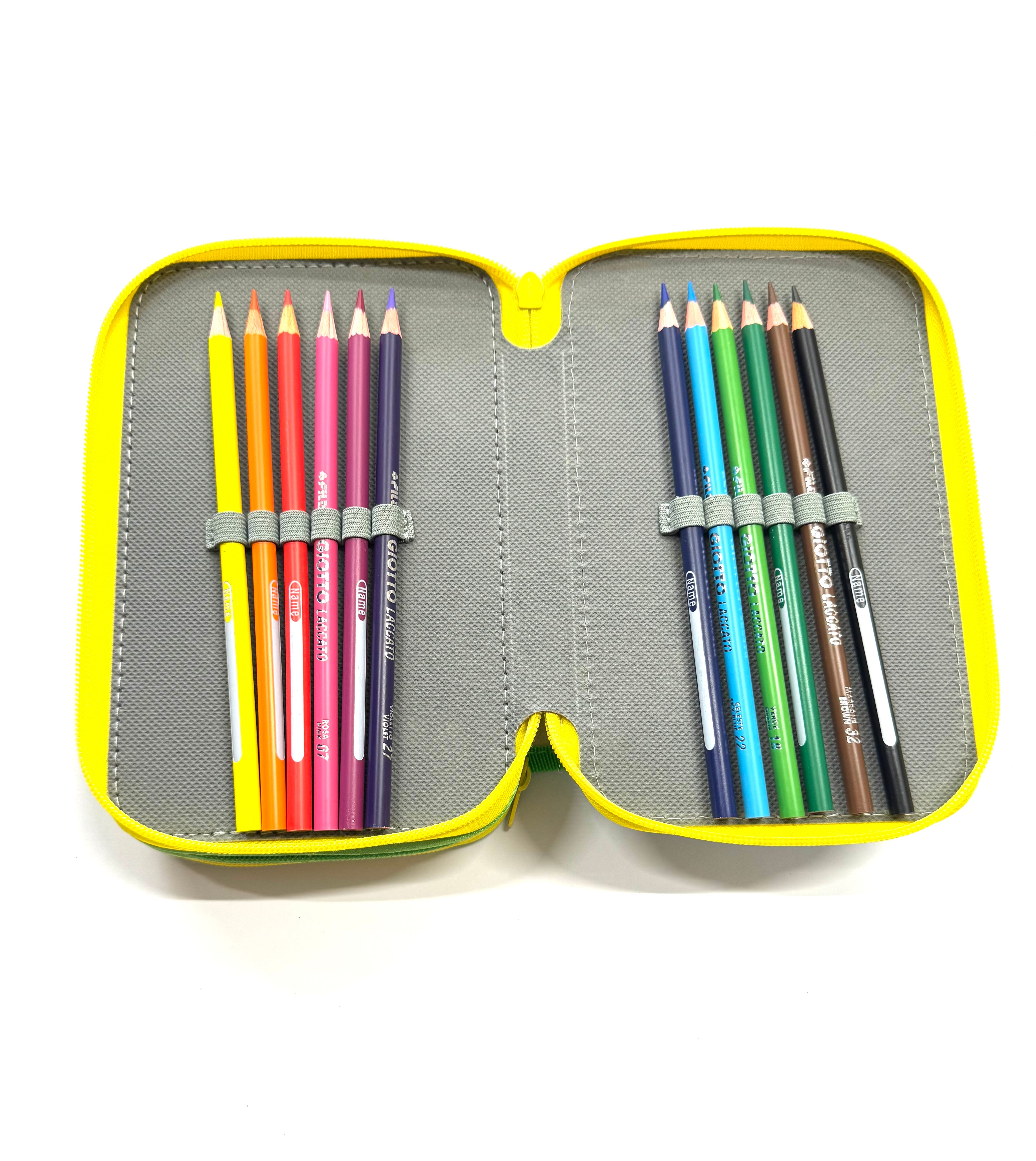 ASTUCCIO 3 ZIP PIENO ANIMAL PAPPAGALLI