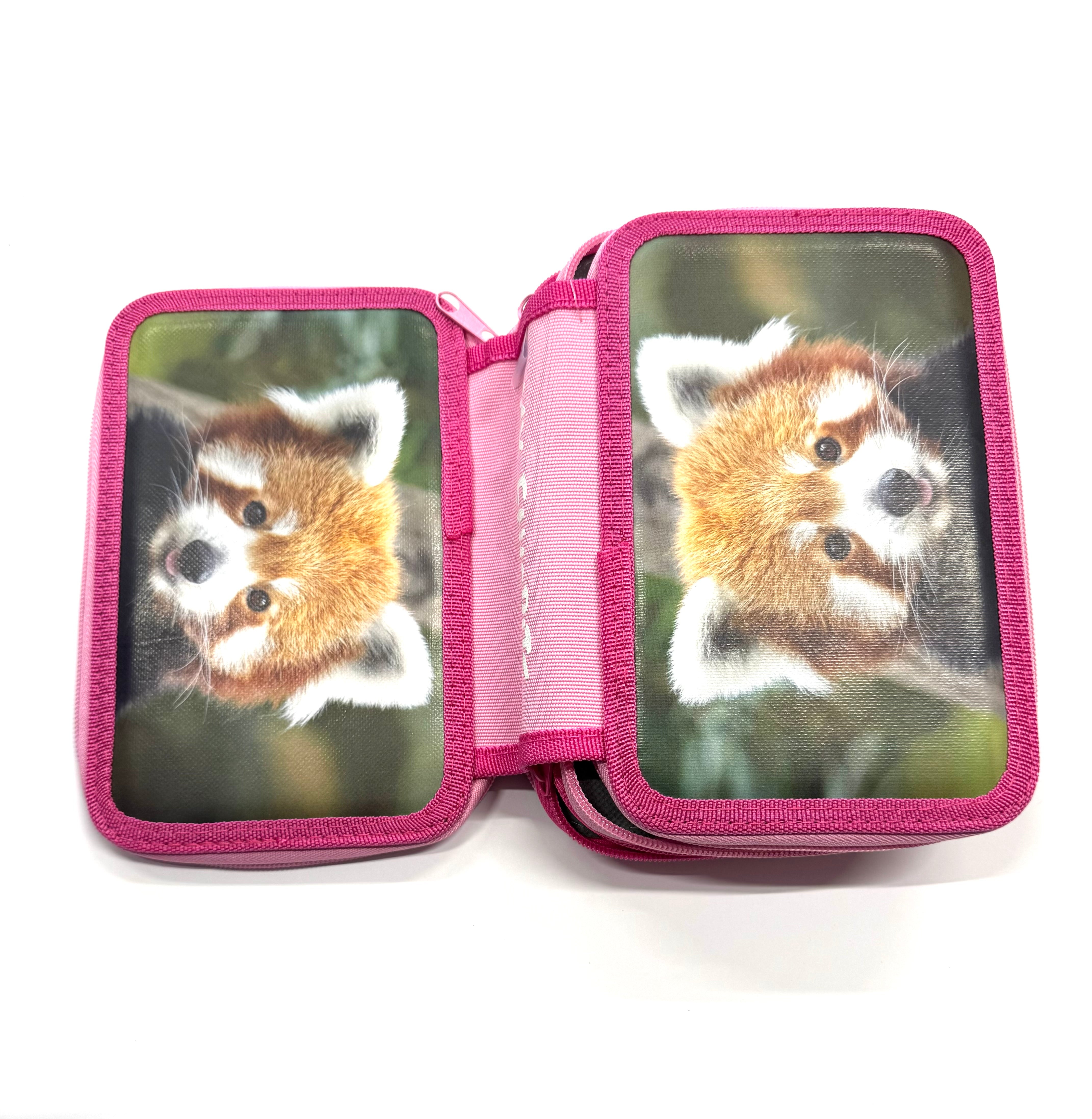 ASTUCCIO 3 ZIP PIENO ANIMAL VOLPE