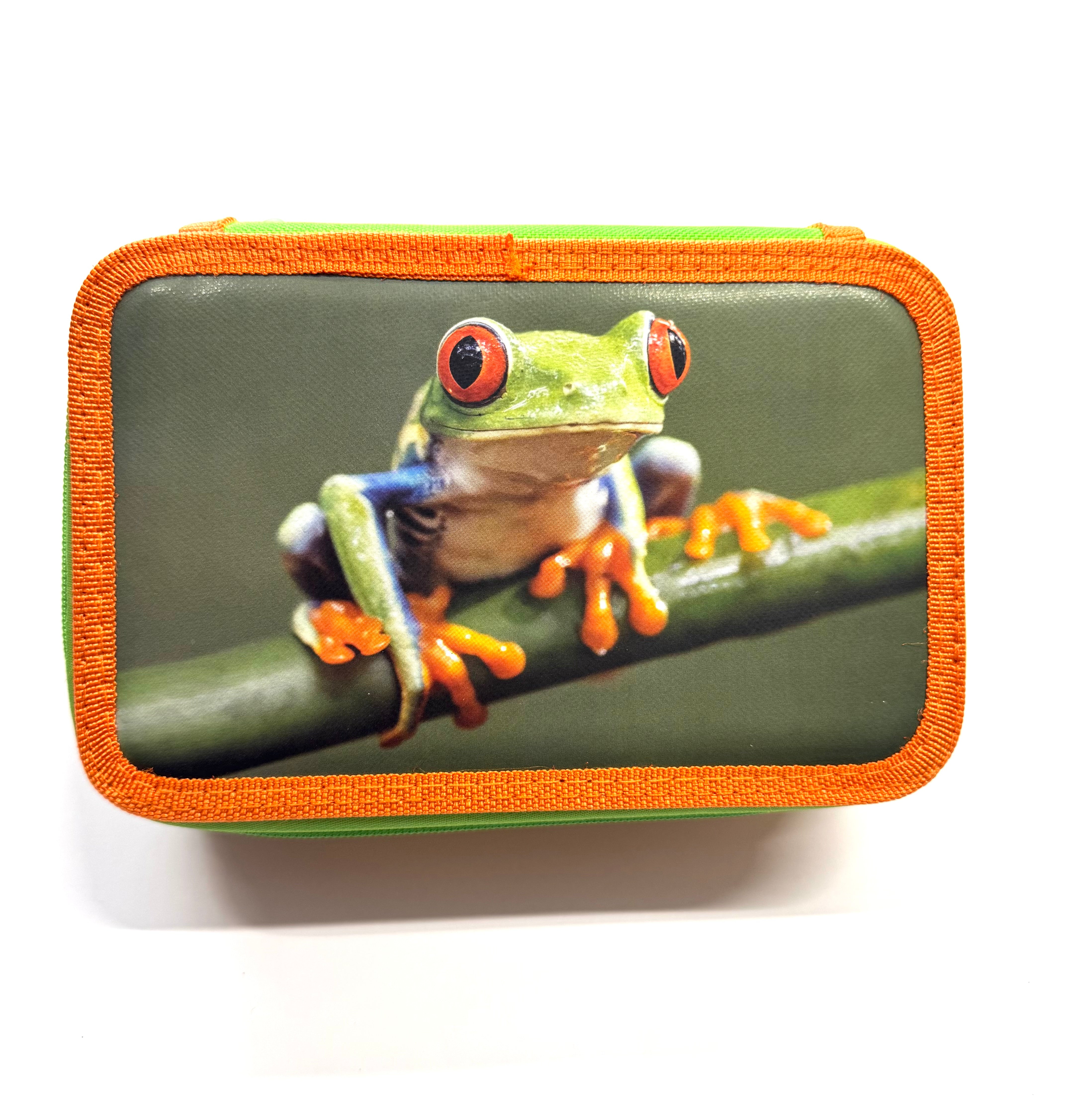 ASTUCCIO 3 ZIP PIENO ANIMAL RANA