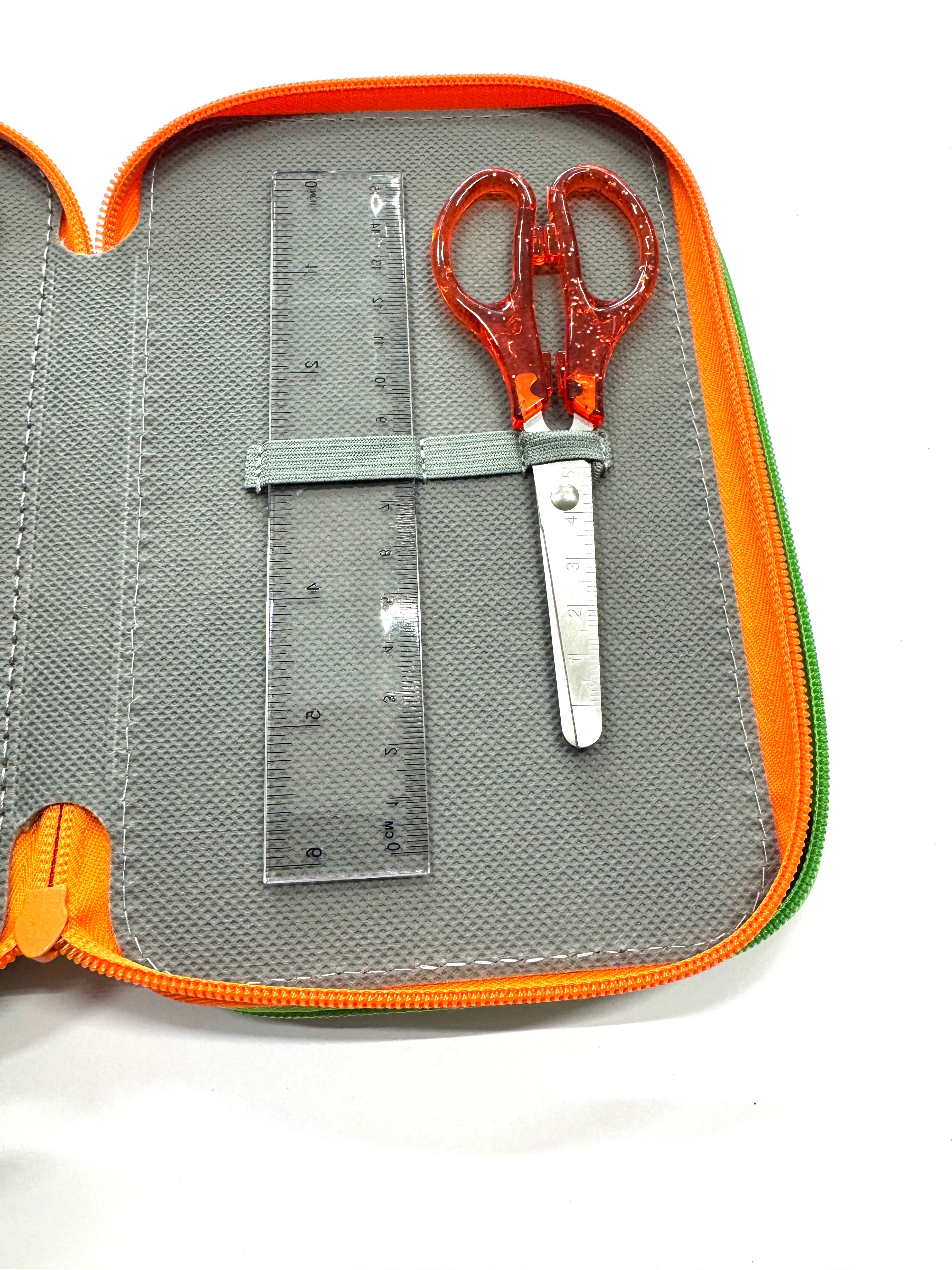 ASTUCCIO 3 ZIP PIENO ANIMAL RANA