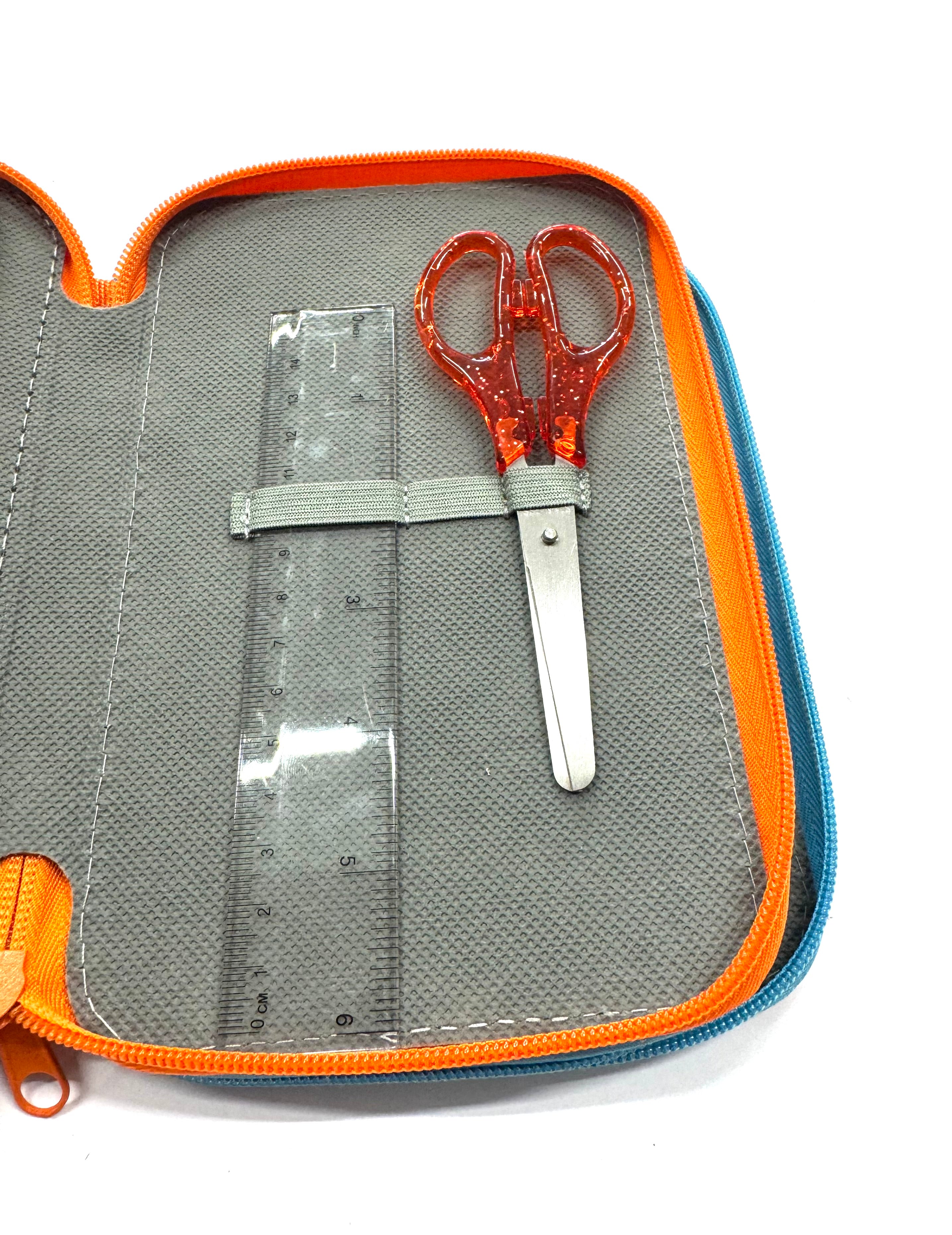 ASTUCCIO 3 ZIP PIENO ANIMAL DUE GATTINI