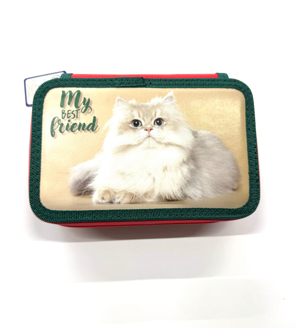 ASTUCCIO 3 ZIP PIENO ANIMAL GATTO 2