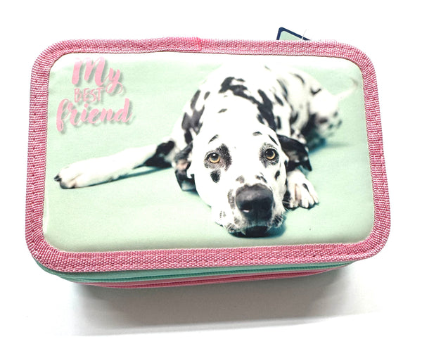 ASTUCCIO 3 ZIP PIENO ANIMAL DALMATA