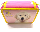 ASTUCCIO 3 ZIP PIENO ANIMAL GOLDENRETRIVER