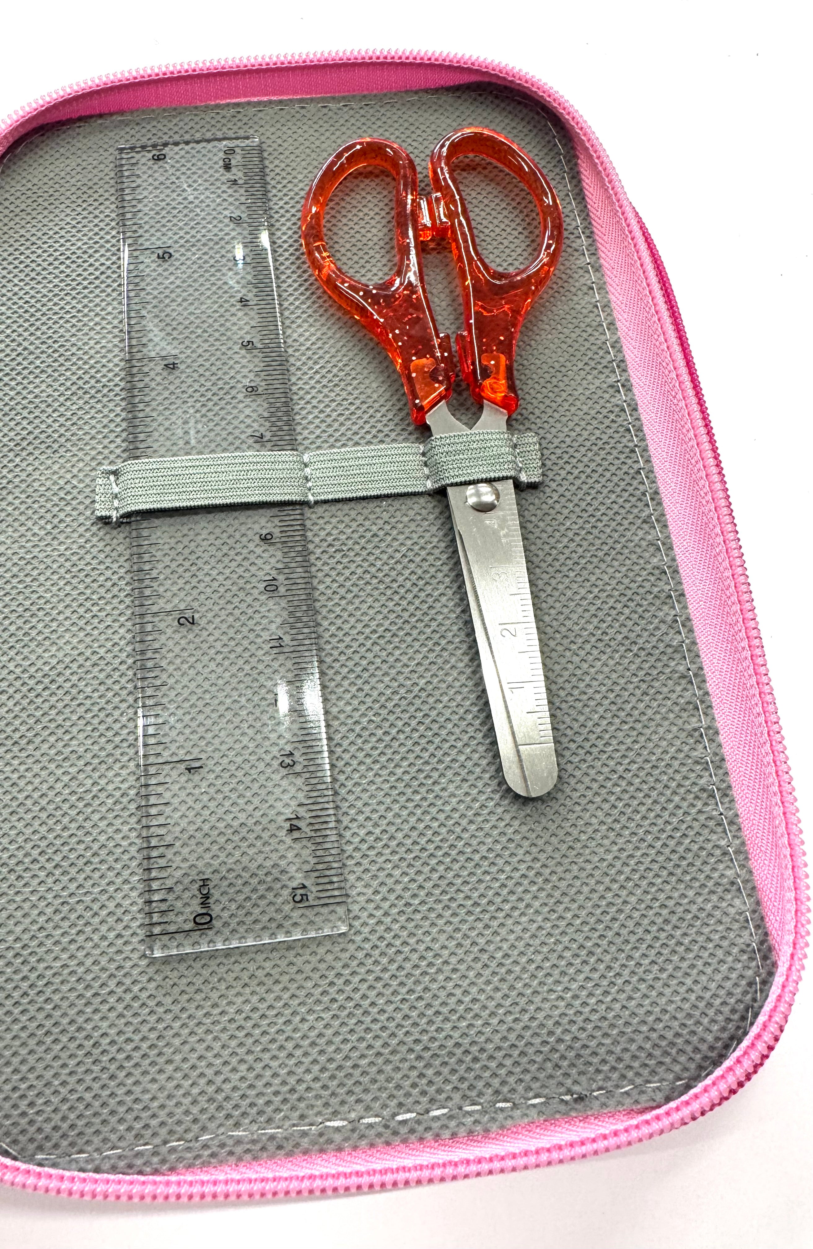 ASTUCCIO 3 ZIP PIENO FANTASY FATINE CON ALI