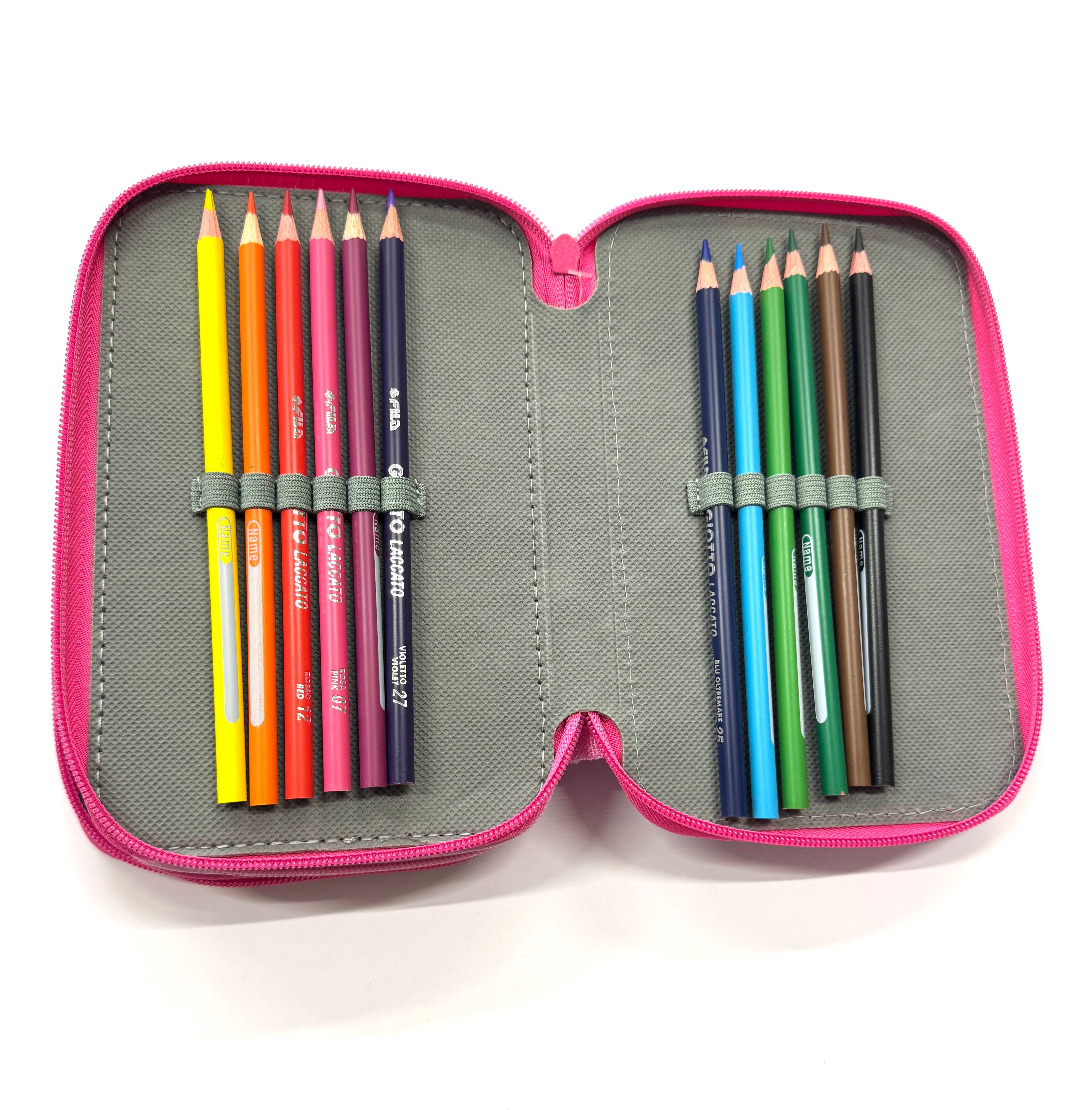 ASTUCCIO 3 ZIP PIENO FANTASY FATINE CON ALI