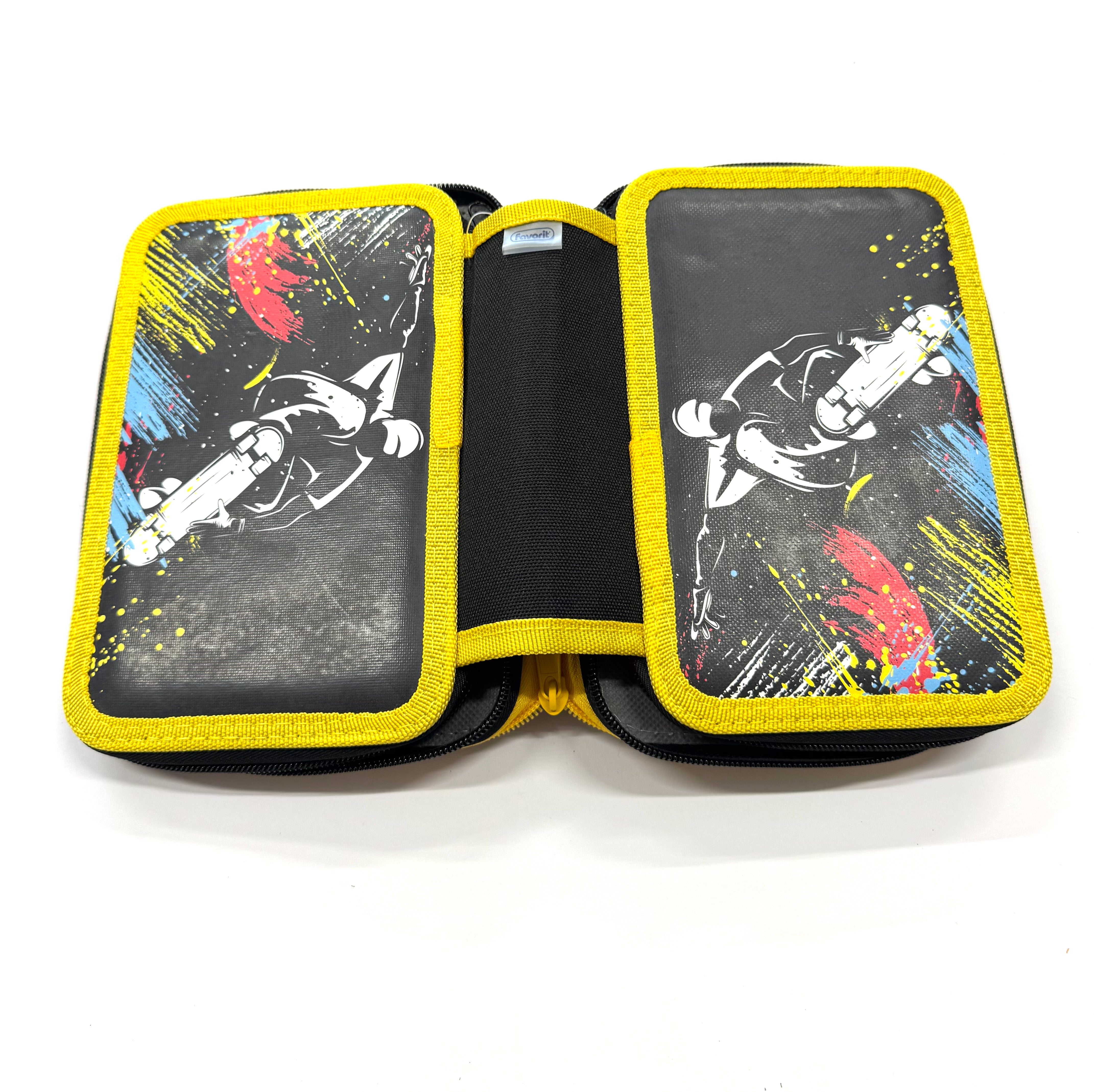 ASTUCCIO 3 ZIP PIENO FANTASY SKATER