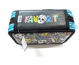 ASTUCCIO 3 ZIP PIENO FANTASY TESCHI COLORATI