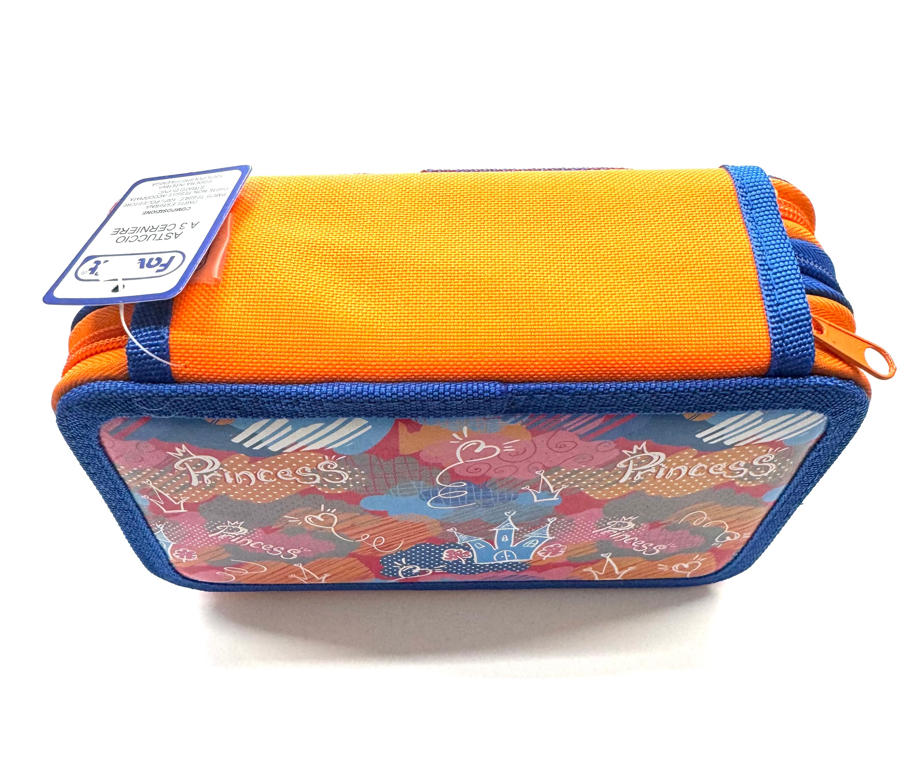 ASTUCCIO 3 ZIP PIENO FANTASY PRINCESS