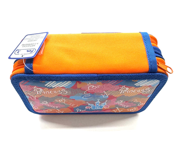 ASTUCCIO 3 ZIP PIENO FANTASY PRINCESS