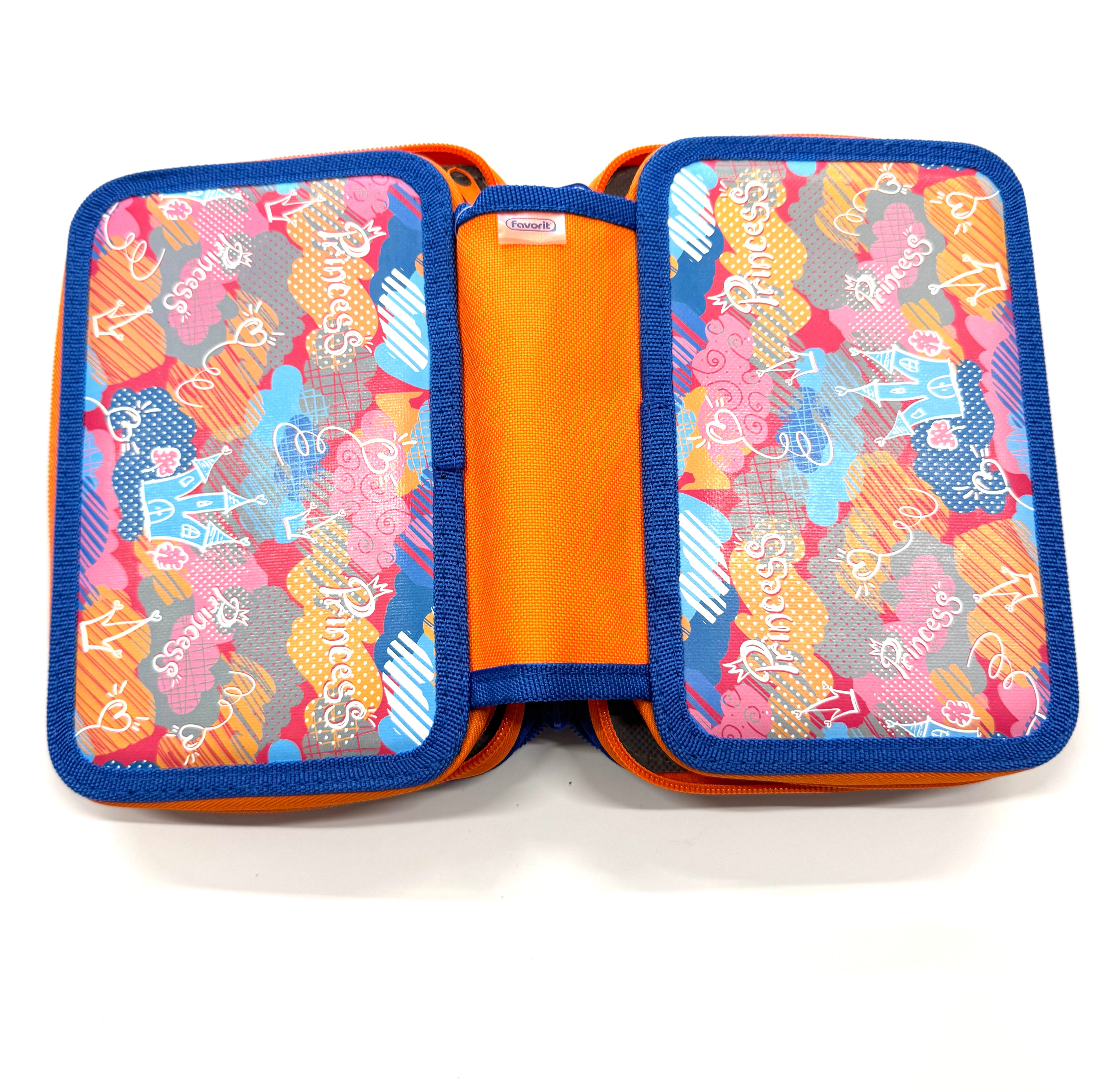 ASTUCCIO 3 ZIP PIENO FANTASY PRINCESS