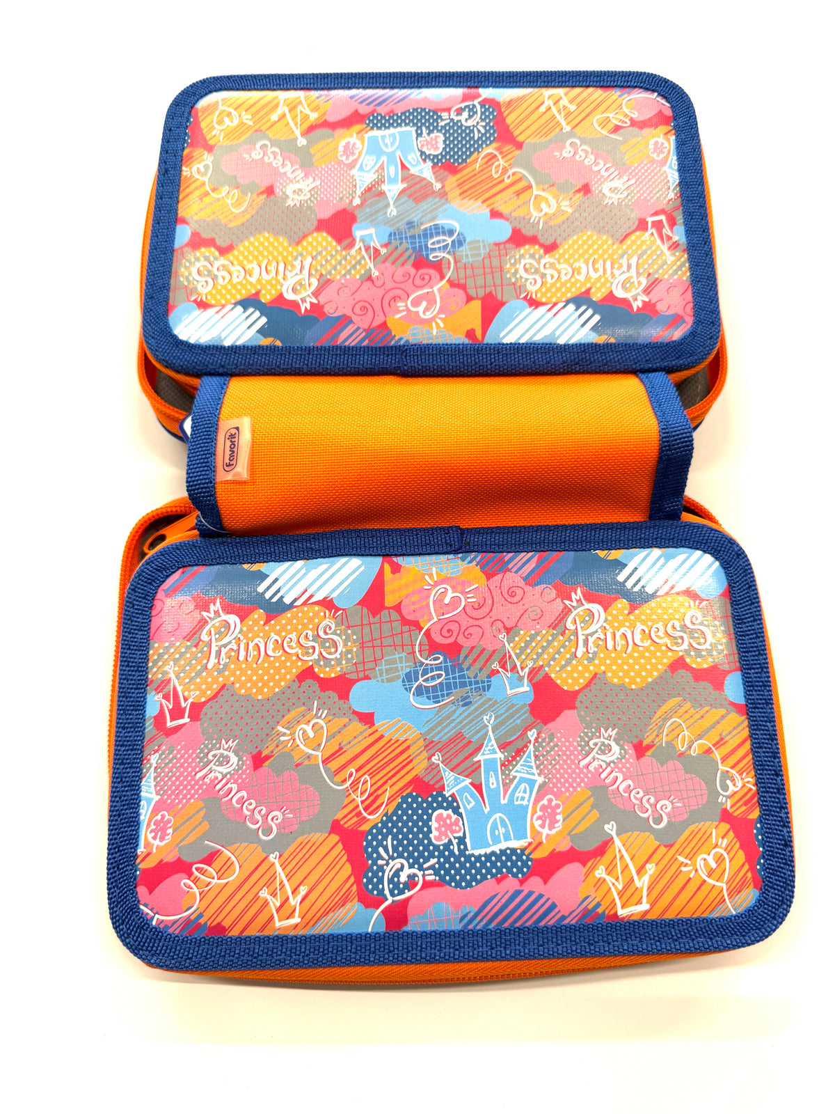 ASTUCCIO 3 ZIP PIENO FANTASY PRINCESS