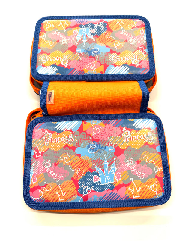 ASTUCCIO 3 ZIP PIENO FANTASY PRINCESS