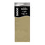 CARTA VELINA 20 GR. BUSTA 5 FG. CM.50X76 ORO CHIAR