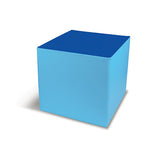 NUVOLA - MAXI CUBO CM.60X60X60H - AZZURRO/BLU