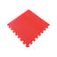 Tappeto A Incastro Eva Cm. 50X50X1,5 - Rosso