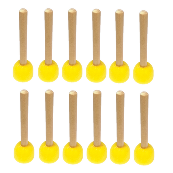 TAMPONE STAMPIGLIATURA DIAM. CM. 3 -  SET 24 PEZZI
