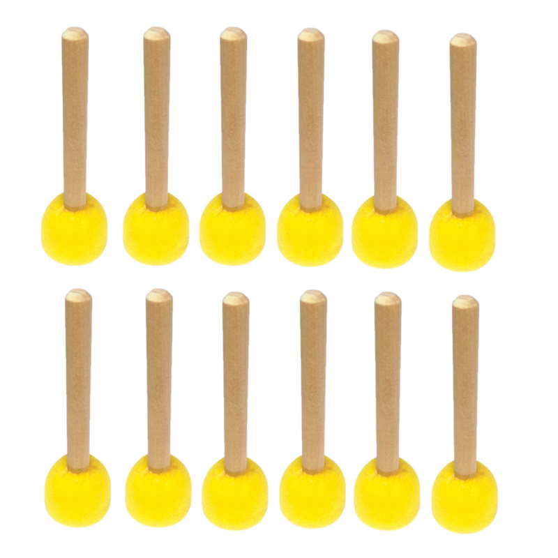 TAMPONE STAMPIGLIATURA DIAM. CM. 3 -  SET 24 PEZZI