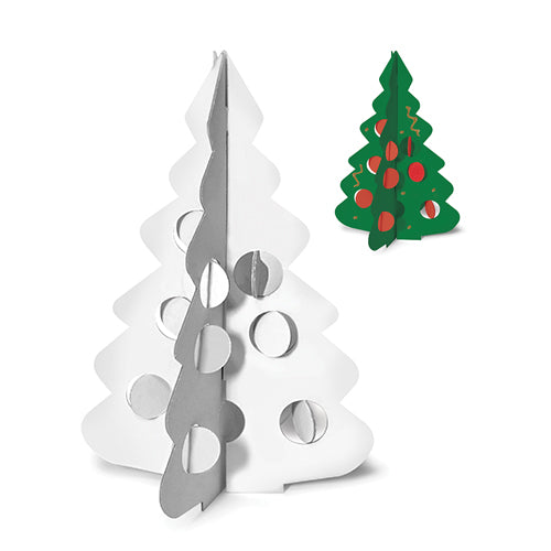 ALBERO IN CARTONE DA DECORARE CM.30X20 - BUSTA 2 PZ. Immagine principale del prodotto
