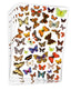 ADESIVI - SET 6 FOGLI  MM. 218X318 (300 PZ.) - FARFALLE