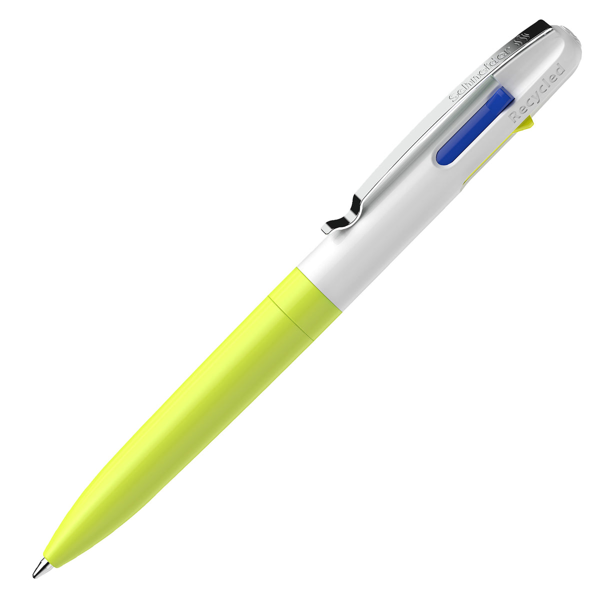PENNA SCHNEIDER TAKE 4 NEON M FUSTO BIANCO/GIALLO Immagine principale del prodotto