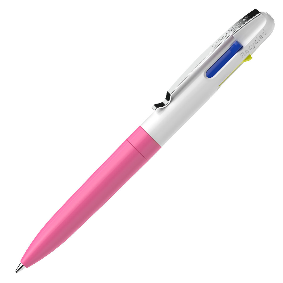 PENNA SCHNEIDER TAKE 4 NEON M FUSTO BIANCO/ROSA Immagine principale del prodotto