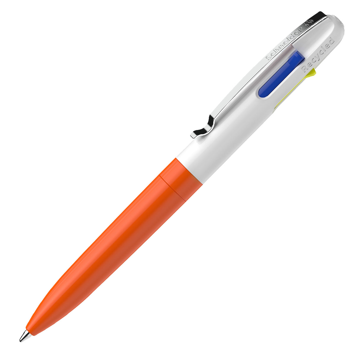 PENNA SCHNEIDER TAKE 4 NEON M FUSTO BIANCO/ARANCIONE Immagine principale del prodotto