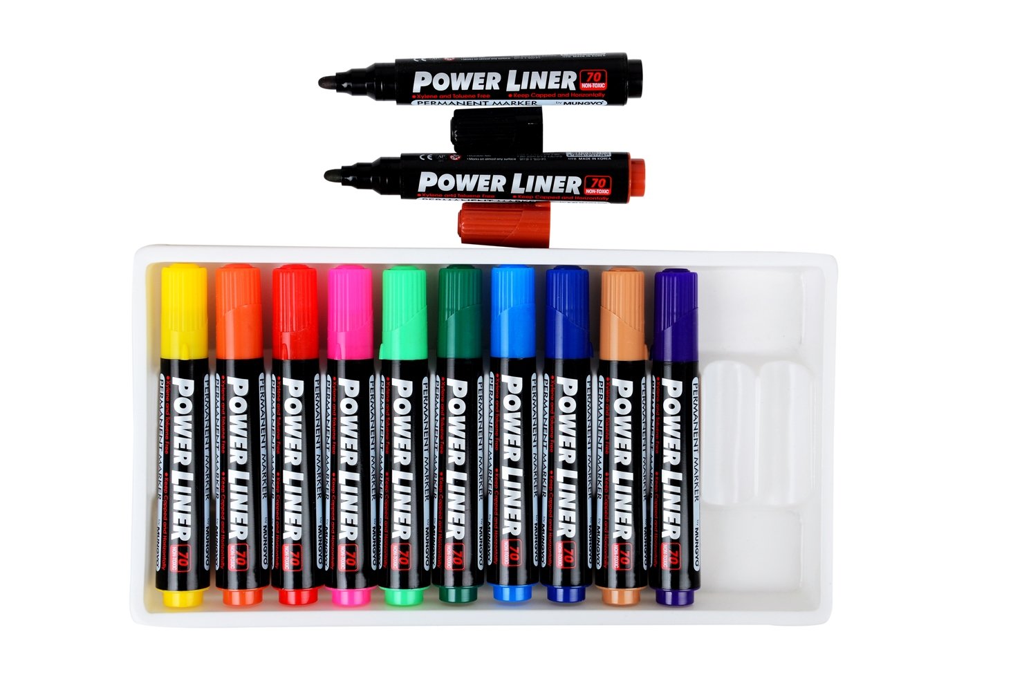 MARKER PERMANENTI - SET PZ. 12 COL.ASS.
