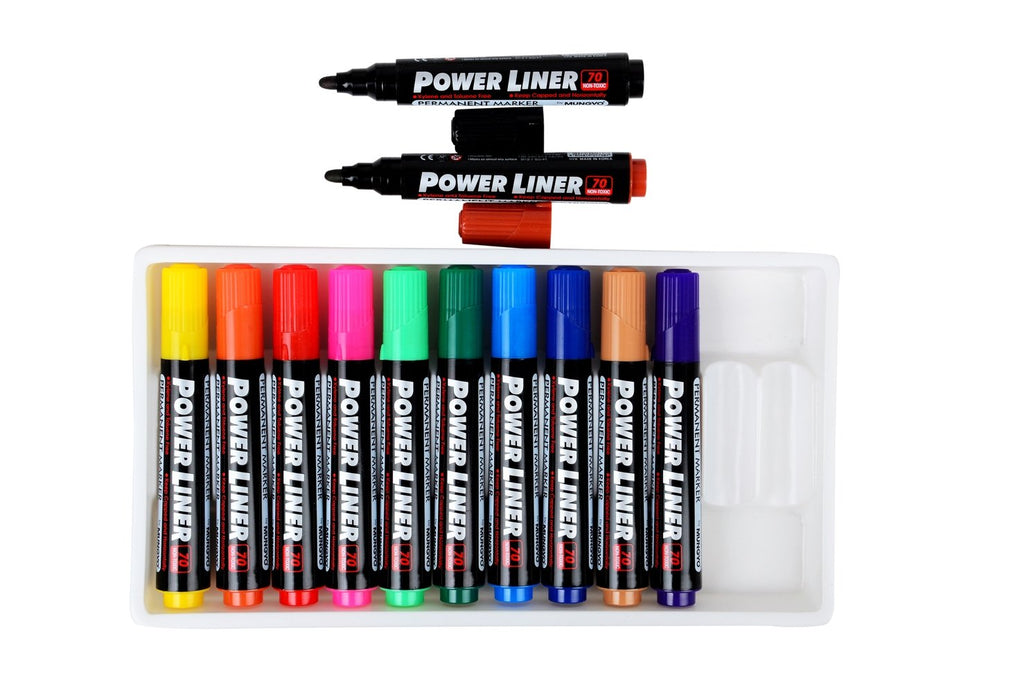 MARKER PERMANENTI - SET PZ. 12 COL.ASS.