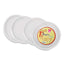 PIATTO TONDO PLASTICA CONF. 10 PZ. - BIANCO