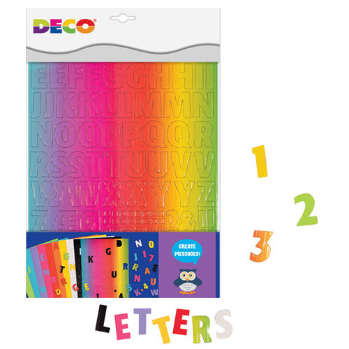 LETTERE E NUMERI IN CARTONE -SET PZ.1000