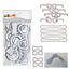 OCCHIALI/PAPILLON/CRAVATTE CARTONE DA DECORARE - S