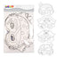 MASCHERE DA DECORARE CARTONE SET PZ. 12 PIRATI