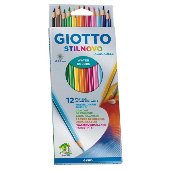 MATITE ACQUARELLABILI GIOTTO 12 COL. CART