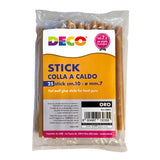 STICK COLLA A CALDO MM.7X100 ORO - PZ. 25