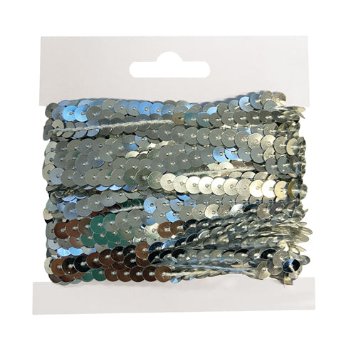 PAILLETTES CUCITE MT- 2 - ARGENTO