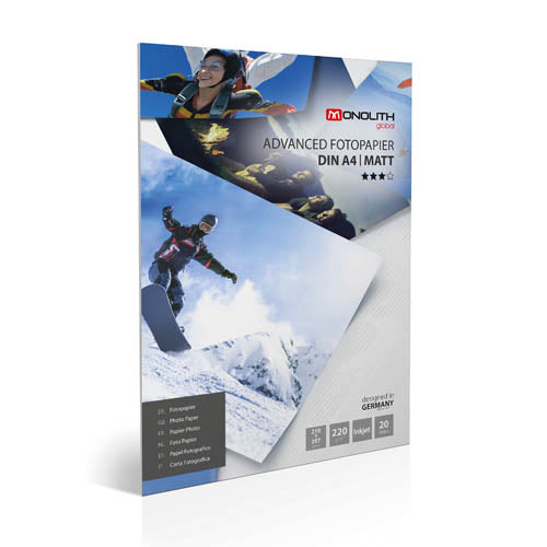 CARTA FOTOGRAFICA ADVANCED GR. 230/MQ 20 FOGLI FORMATO A4 - LUCIDI