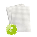 CARTONCINO LAVAGNA CANCELLABILE CM.21X29,5 - CONF.10 PZ.