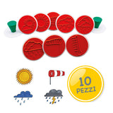 GRANDI TIMBRI DEL METEO - SET PZ. 10