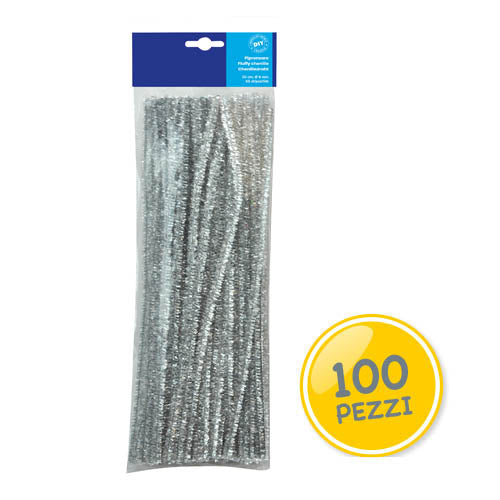 CINIGLIA DIAM. MM. 6 - BUSTA 100 FILI CM. 30 - ARGENTO