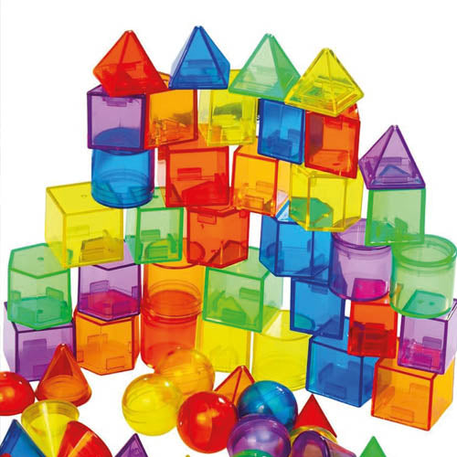 FORME GEOMETRICHE TRASPARENTI SET PZ. 12