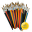 PENNELLI PELO DI BUE - SET 60 PZ.
