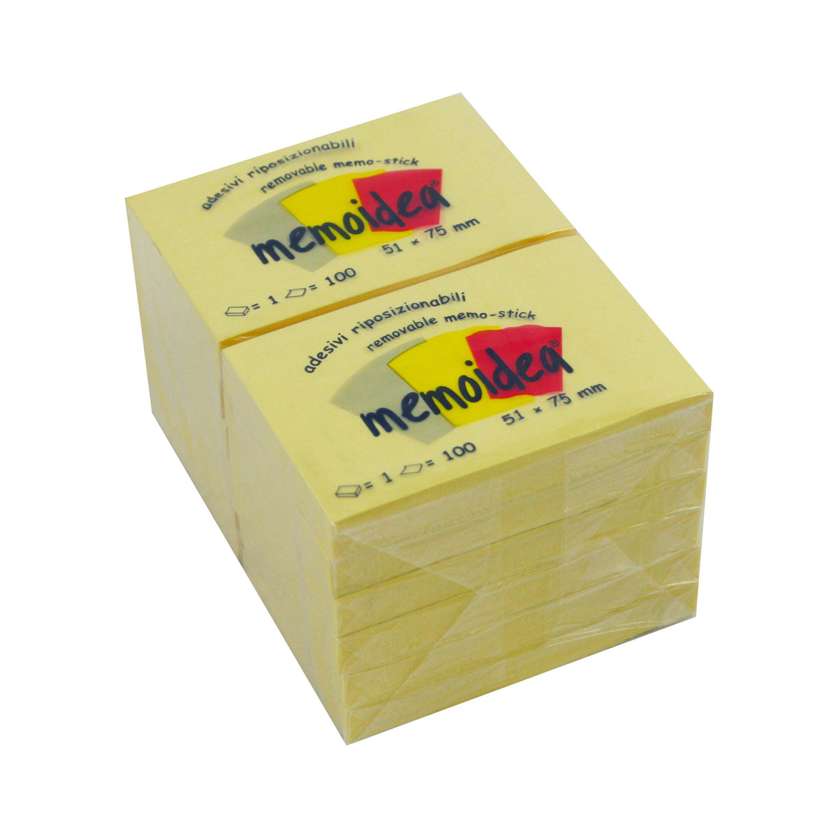 BLOCCHETTO ADESIVO 51X75 FG.100 PZ.12 Immagine principale del prodotto