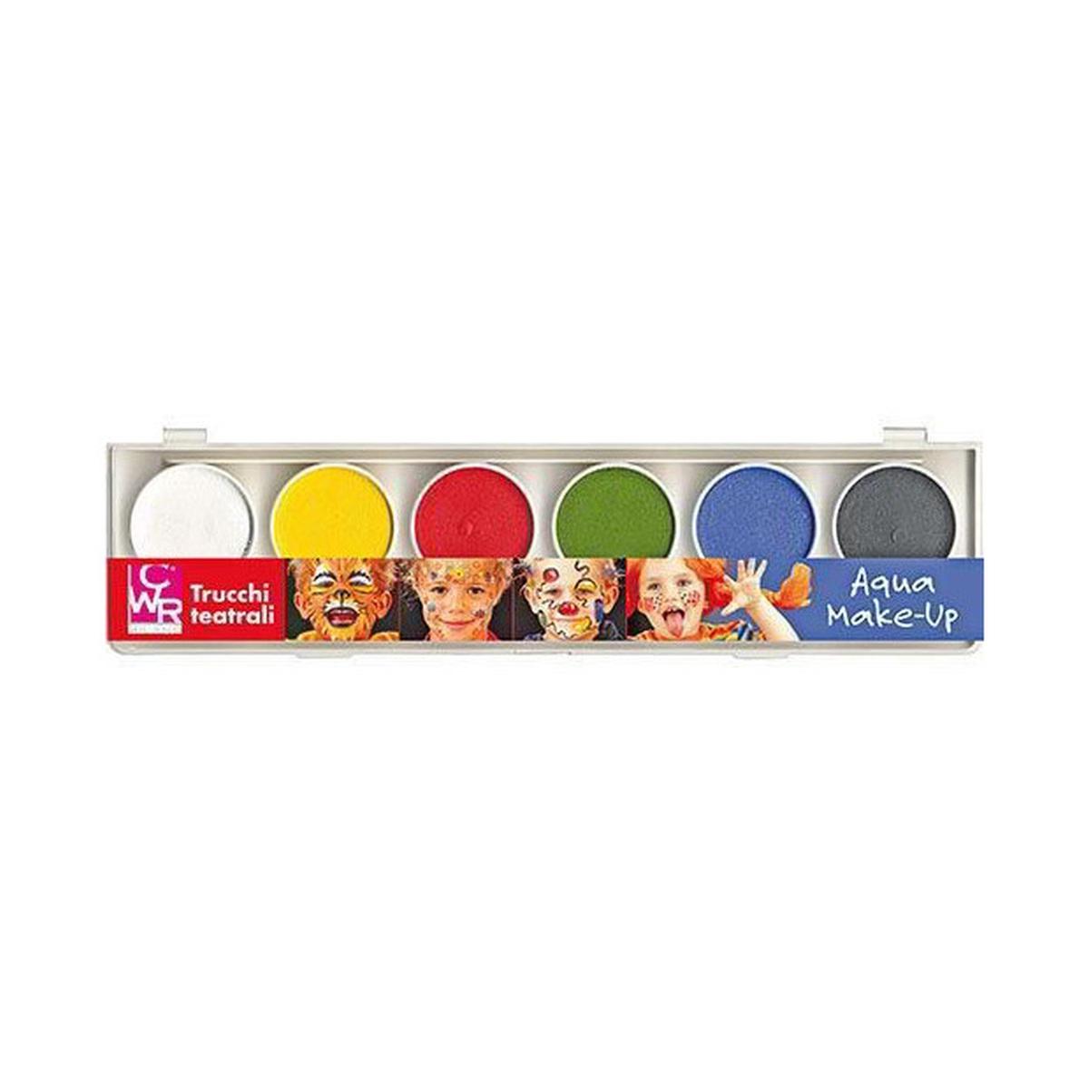 TRUCCHI TEATRALI - SET 6 PASTICCHE - COL. CLASSICI
