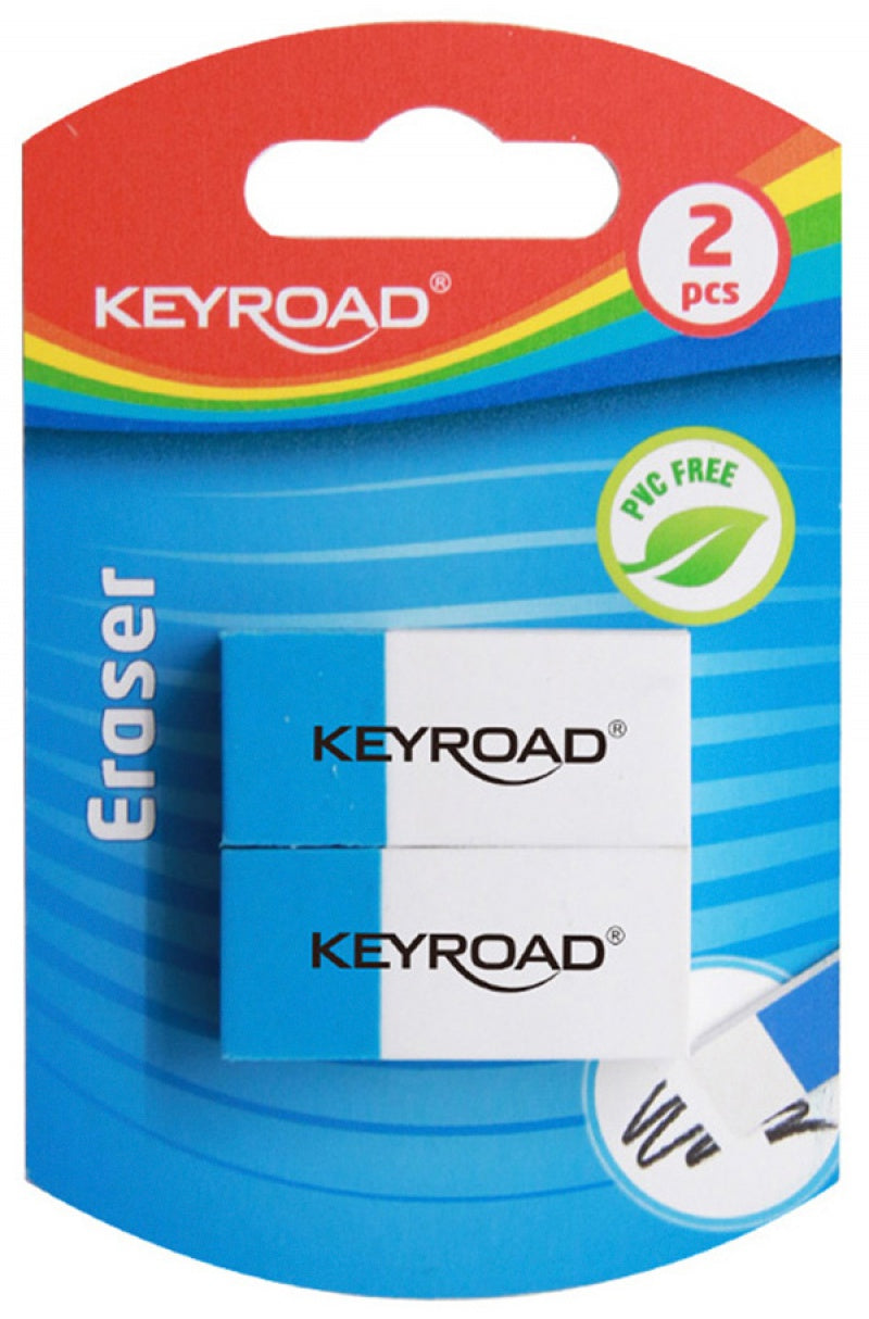 GOMME PER CANCELLARE BIANCO/BLU SET PZ.2