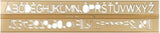 NORMOGRAFO SAGOMA UNICA MM . 14
